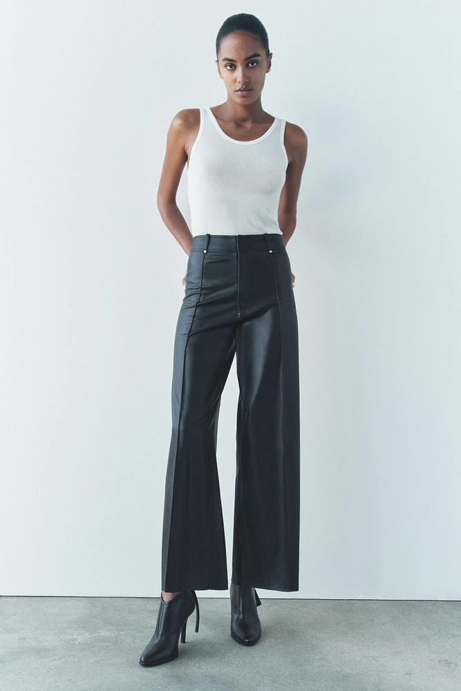 PANTALON À JAMBES LARGES COLLECTION ZW