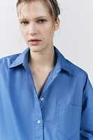 OVERSIZED POPLIN SHIRT ZW COLLECTION