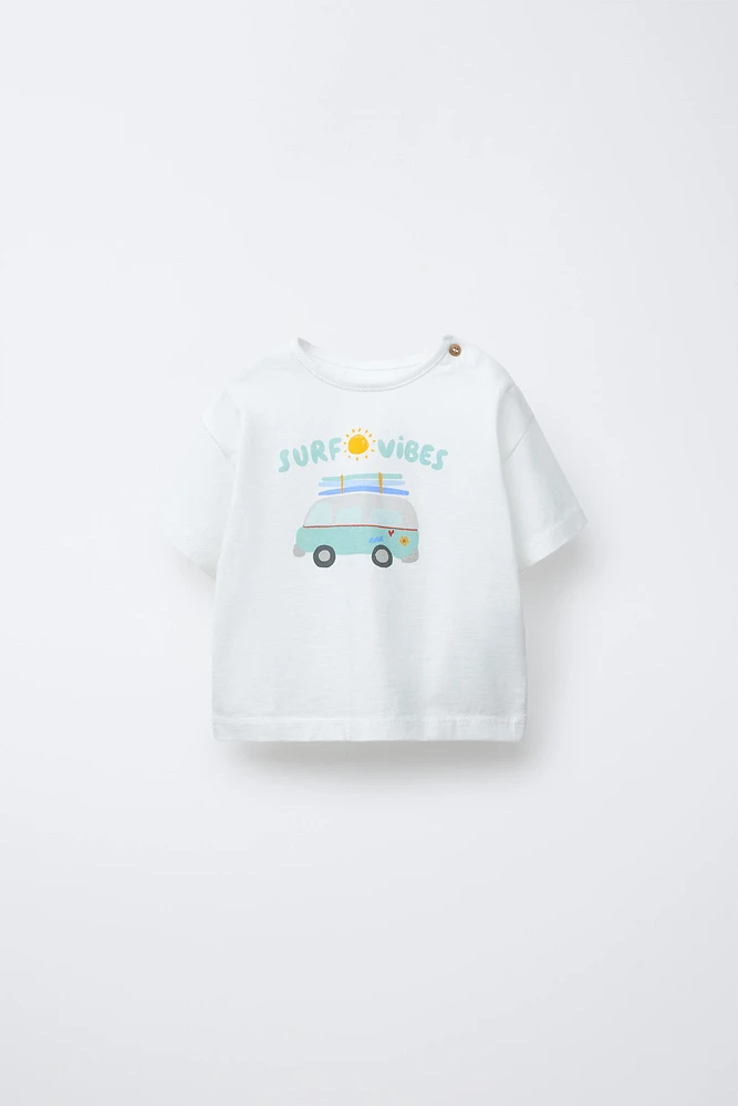 SURF PRINT T-SHIRT