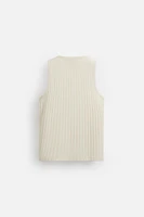 JACQUARD STRIPE TANK TOP