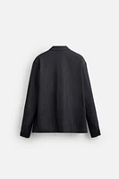 DENIM POCKET OVERSHIRT