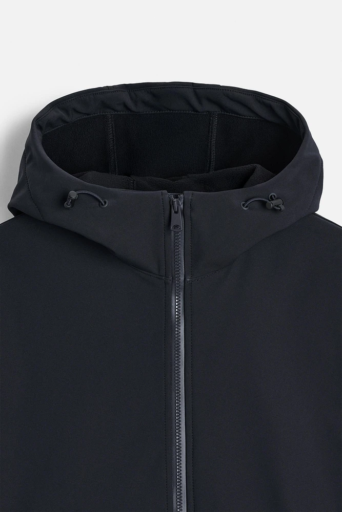 WATER REPELLENT FLEECE TECHNICAL JACKET