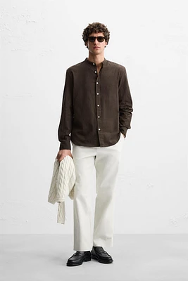 WRINKLED LOOK SHIRT