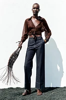 PANTALON BOOTCUT NERVURE