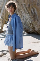 CHEMISE OVERSIZE EN GABARDINE