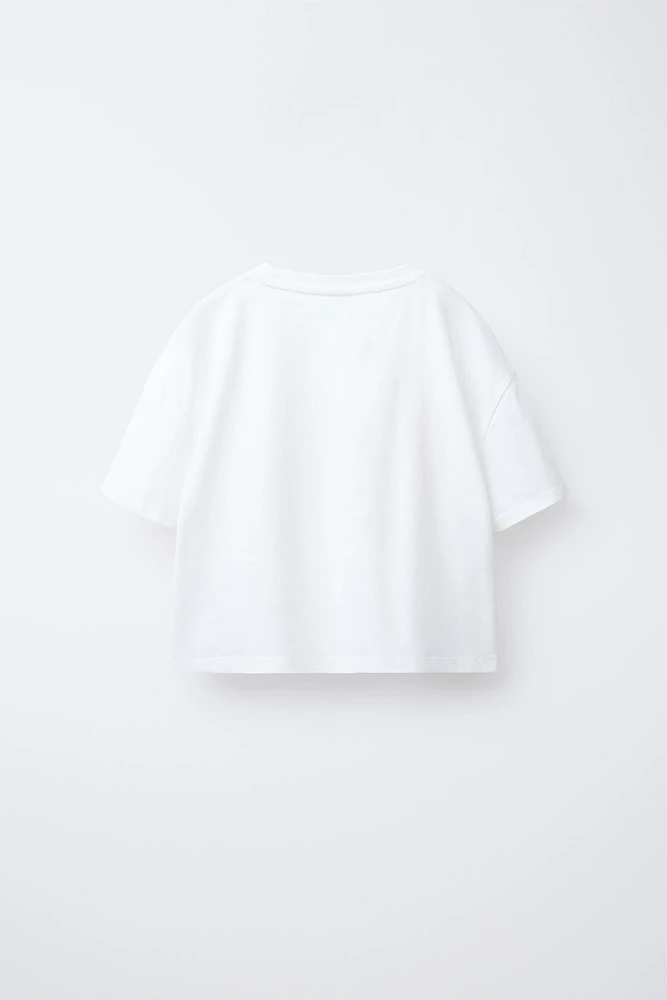 T-SHIRT À INSCRIPTION IMPRIMÉE