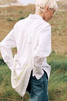 VOLUMINOUS PRINTED HANDKERCHIEF SHIRT