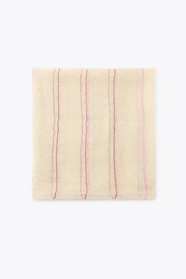 FOULARD AVEC LIN RAYURES