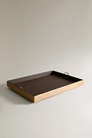 METAL ENTRANCE TRAY WITH HANDLES