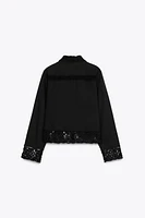 ZW COLLECTION CROCHET SHIRT