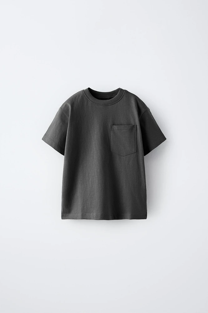 PLAIN POCKET T-SHIRT