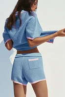 VESTE POLO EN MAILLE