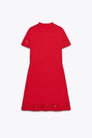 ROBE COURTE EN MAILLE