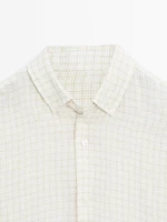 100% linen regular fit shirt