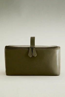 TROUSSE DE TOILETTE CUIR GRAND FORMAT