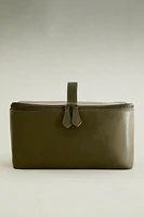 TROUSSE DE TOILETTE CUIR GRAND FORMAT