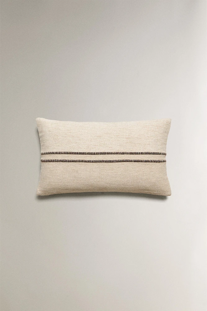 LINED THROW PILLOW COVER