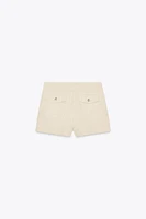 BERMUDA TAILLE HAUTE NERVURE