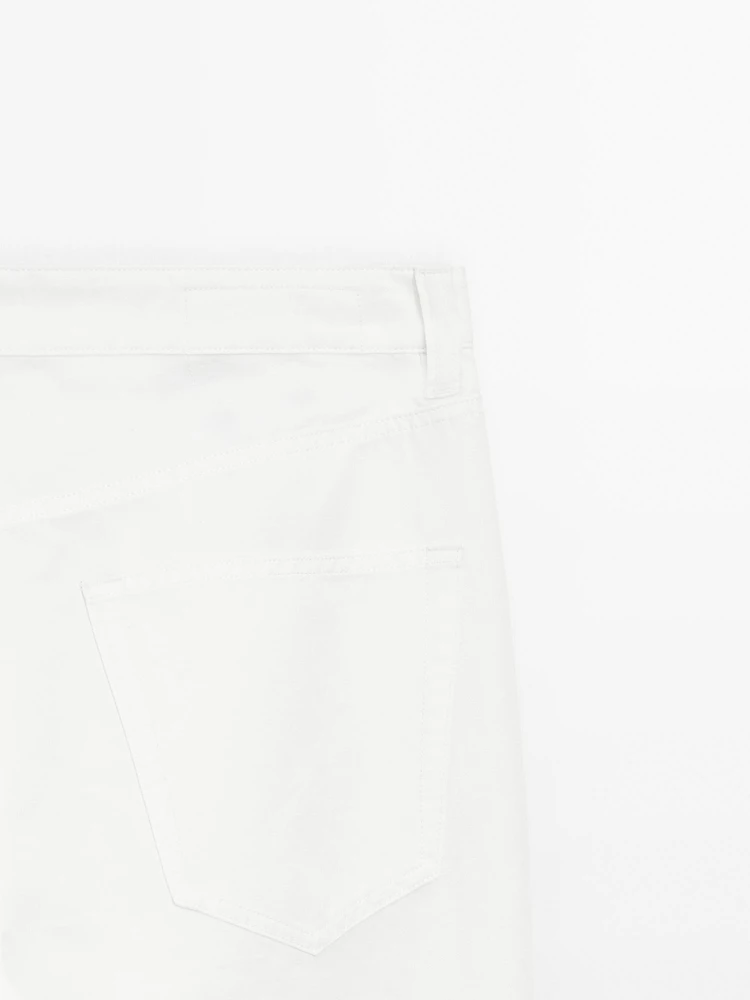 Pantalon tapered coton