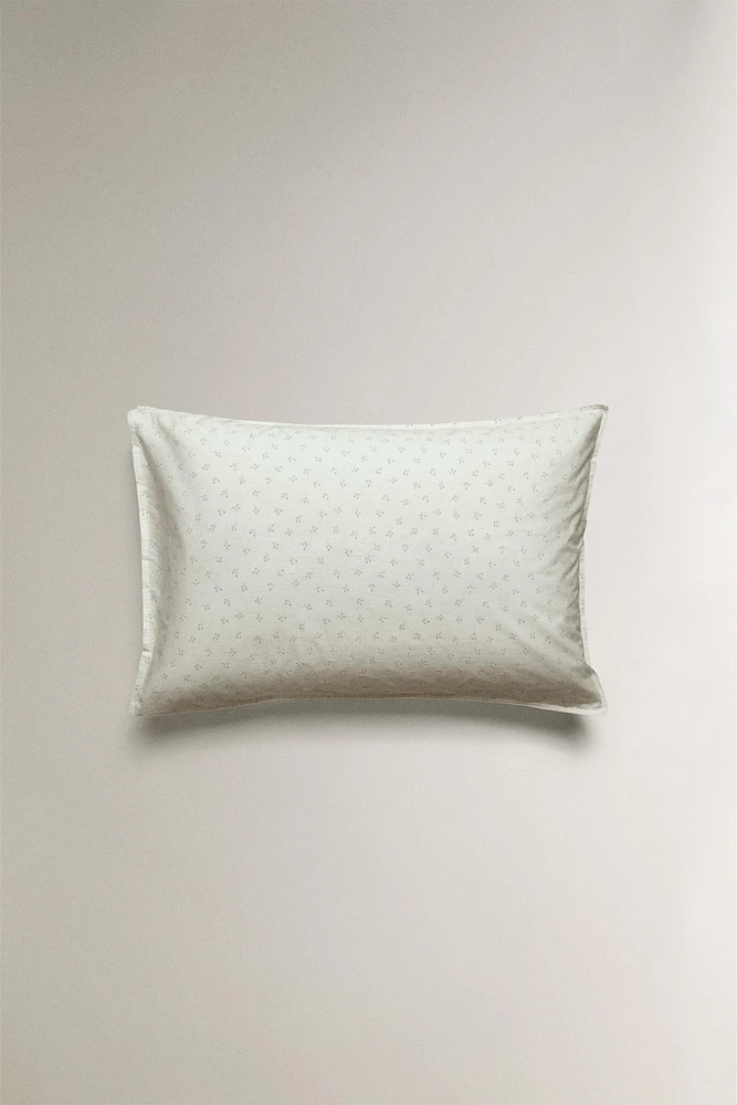 TAIE D’OREILLER ENFANT COTON MINIFLEUR