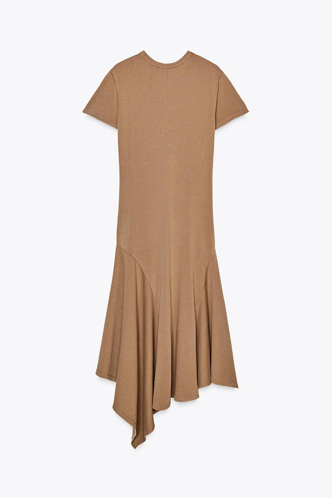 ASYMMETRIC WASHED DRESS