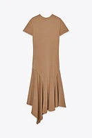 ASYMMETRIC WASHED DRESS