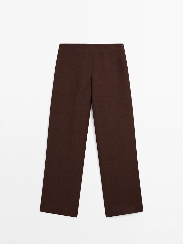 Pantalon de costume fluide en lin - Limited Edition