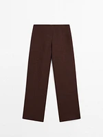 Pantalon de costume fluide en lin - Limited Edition