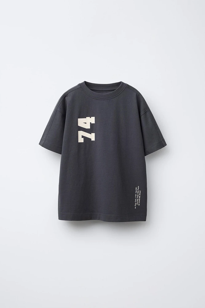 T-SHIRT NUMÉRO ÉTIQUETTE