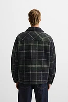 JACQUARD FLEECE OVERSHIRT