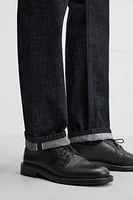 STRAIGHT FIT SELVEDGE JEANS