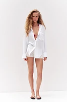 CHEMISE OVERSIZE EN GASE