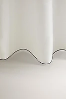 RIDEAU DE DOUCHE LIN COTON OVERLOCK