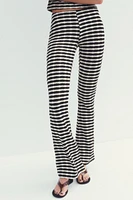 PANTALON FLARE JACQUARD