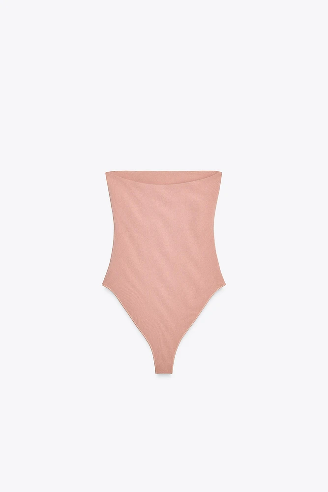 STRETCH BANDEAU BODYSUIT