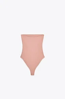 STRETCH BANDEAU BODYSUIT
