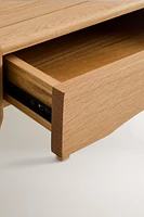TABLE DE CHEVET EN CHÊNE AVEC TIROIR