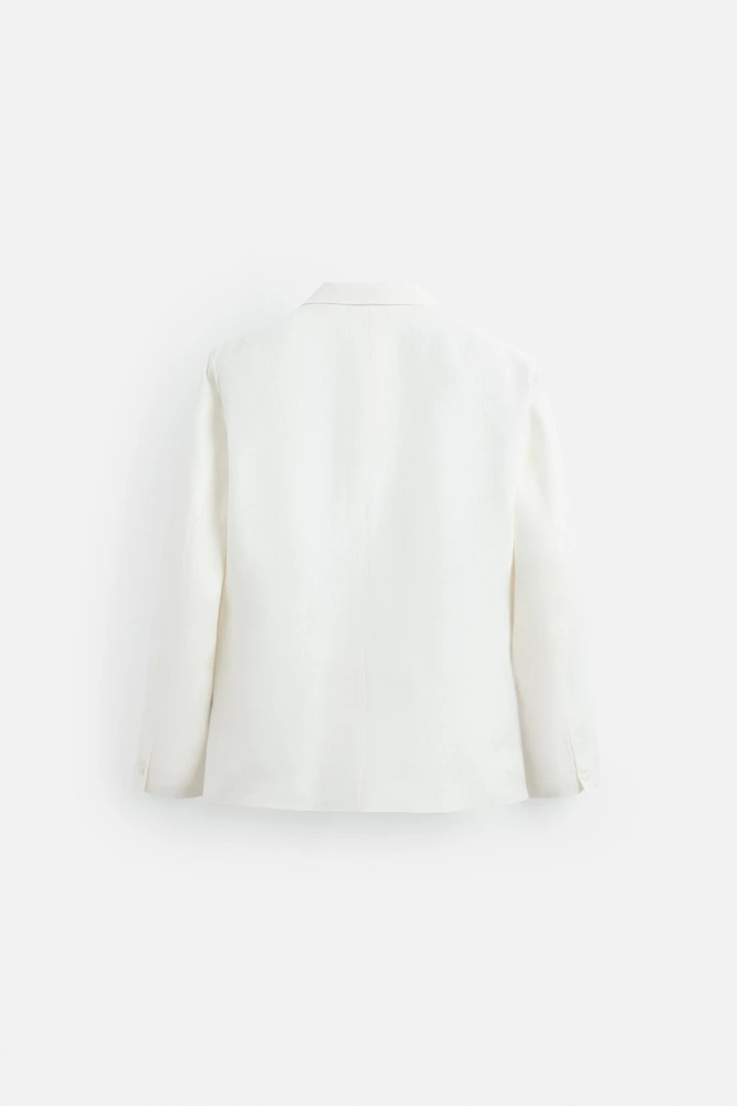 BLAZER DE COSTUME 100 % LIN