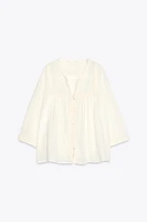 BLOUSE BRODÉE MANCHE AMPLE