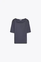 SQUARE NECK SHIRT