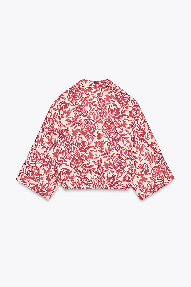 TOP RUSTIQUE IMPRIMÉ