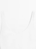Robe midi ample en coton mélangé