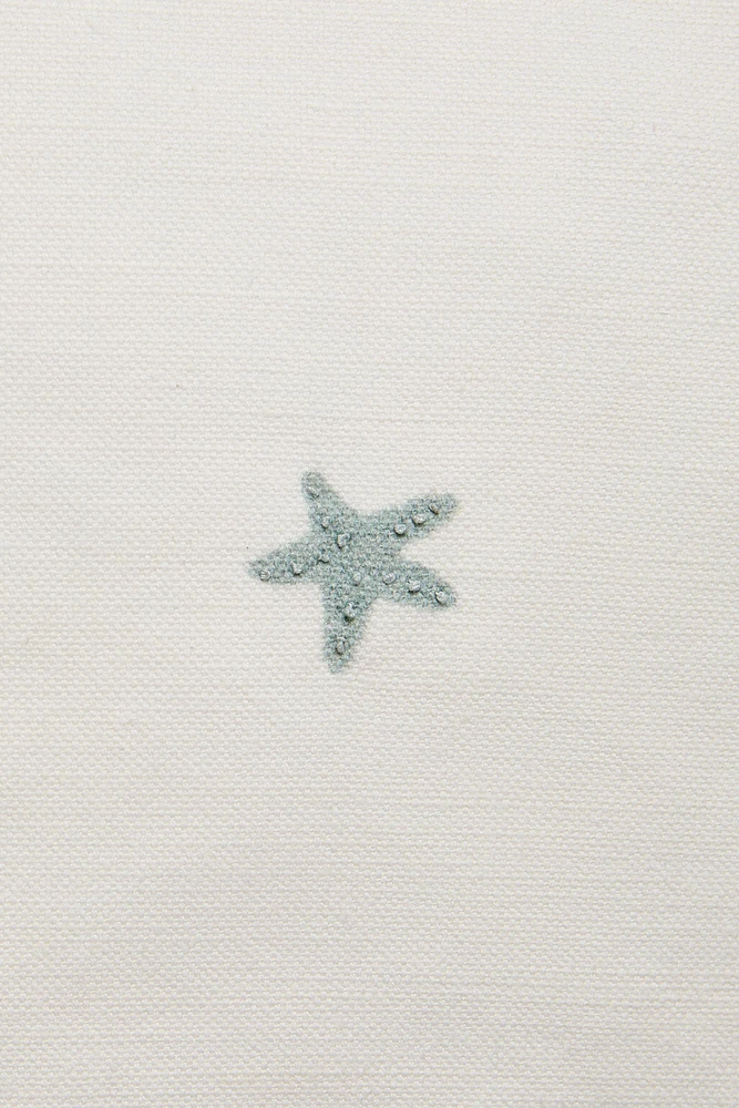 HOUSSE DE COUSSIN ÉTOILE DE MER
