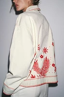 ZW COLLECTION EMBROIDERED OVERSHIRT