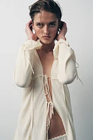 CHEMISE LACÉE DEVANT