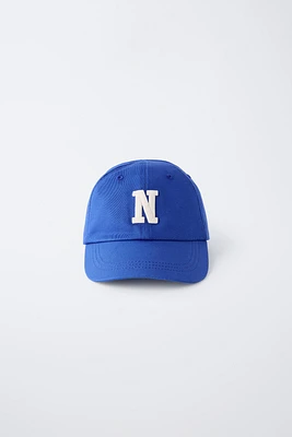 INITIAL EMBROIDERED CAP