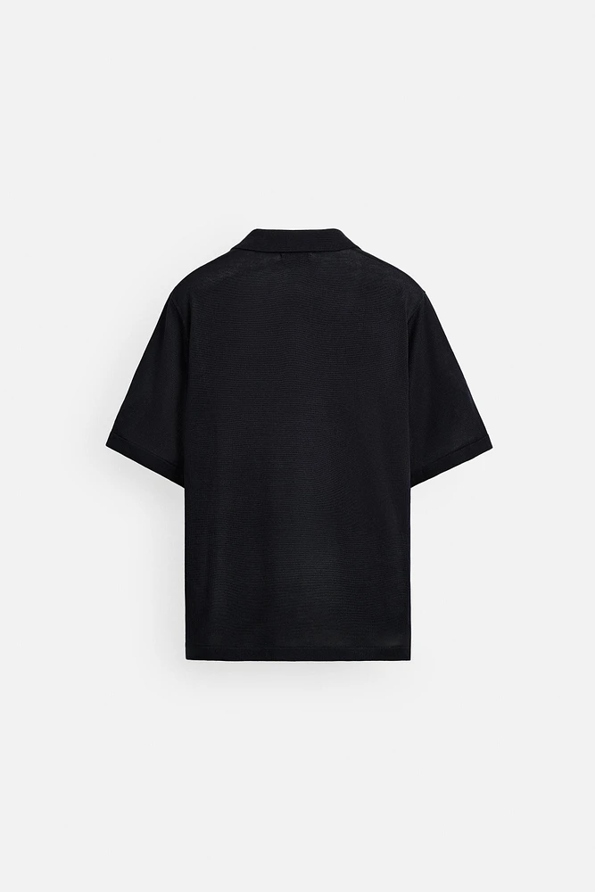 POLO EN MAILLE AVEC VISCOSE