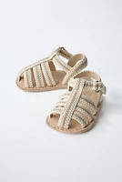 SOFT COTTON FISHERMAN SANDALS