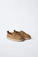 LEATHER JUTE LOAFERS