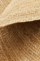 ROUND JUTE AREA RUG